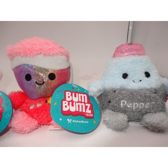 Bum Bumz 4.5" Pixie Cabel Bonnie Samara Phoenix Animal Kitchen Stuff Plush Toy - Picture 6 of 13